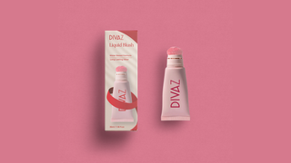 Blush lichid Liquid Blush Bubble DIVAZ, flaconul produsului