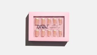 Fundita Aurie, set de unghii false press-on cu aspect de gel