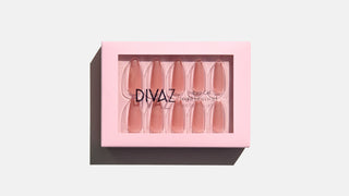 Nude, set de unghii false press-on cu aspect de gel