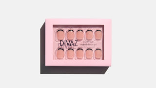 Midnight Tips, set de unghii false press-on cu aspect de gel