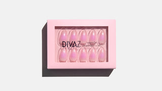 Rosy Mauve, set de unghii false press-on cu aspect de gel