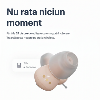 Aparat auditiv Atom One – Reîncărcabil & Discret