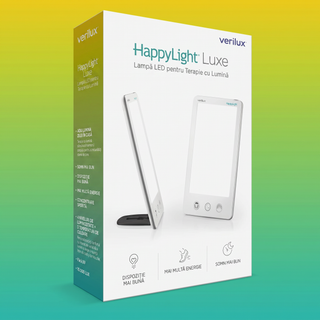 Verilux HappyLight Luxe — Lampă terapie cu lumină 10.000 Lux
