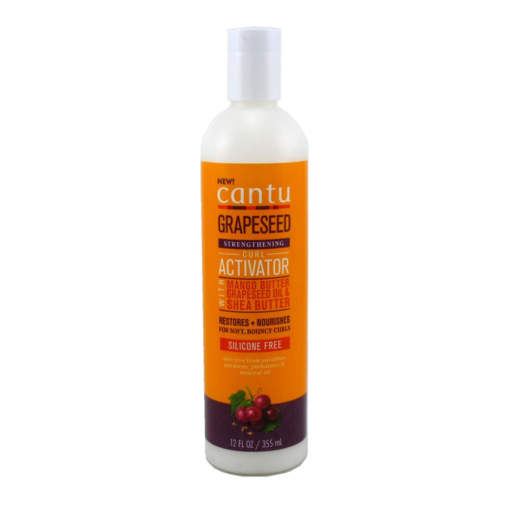 Cantu Grapeseed – Activator de bucle fortificant 355 ml