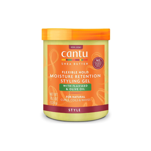 Cantu – Moisture Retention Styling gel pentru par cu seminte de in si ulei de masline 524 g